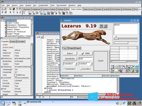 スクリーンショット Lazarus Windows 8.1版