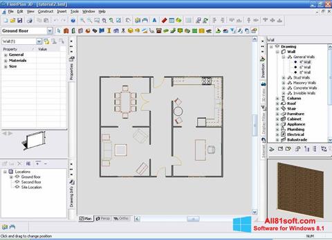 スクリーンショット FloorPlan 3D Windows 8.1版