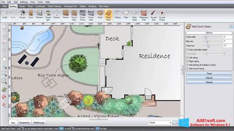スクリーンショット Realtime Landscaping Architect Windows 8.1版