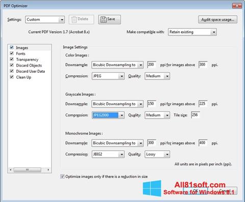 スクリーンショット Adobe Acrobat Pro DC Windows 8.1版