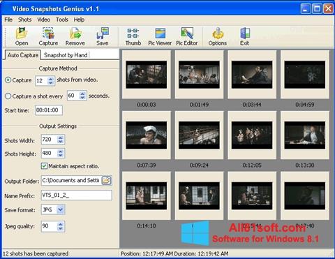 スクリーンショット SnapShot Windows 8.1版