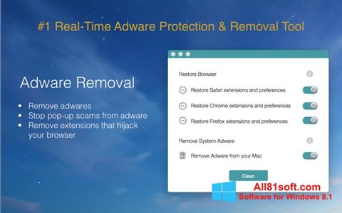 スクリーンショット Adware Removal Tool Windows 8.1版