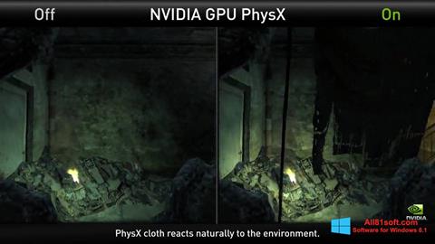 スクリーンショット NVIDIA PhysX Windows 8.1版