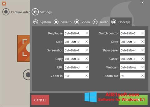 スクリーンショット Icecream Screen Recorder Windows 8.1版