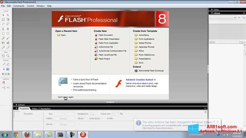 スクリーンショット Macromedia Flash Player Windows 8.1版