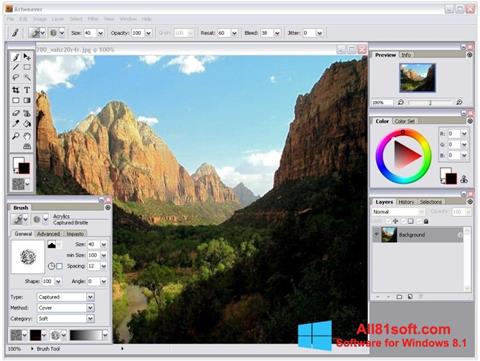 スクリーンショット Artweaver Windows 8.1版