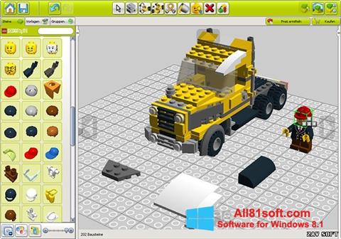 スクリーンショット LEGO Digital Designer Windows 8.1版