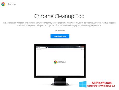 スクリーンショット Chrome Cleanup Tool Windows 8.1版