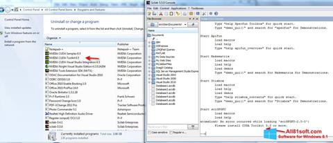 スクリーンショット Scilab Windows 8.1版