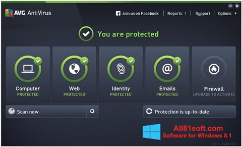 スクリーンショット AVG AntiVirus Pro Windows 8.1版