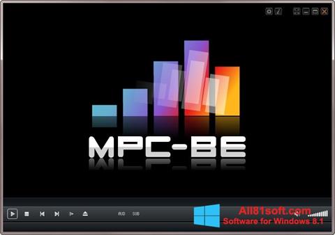 スクリーンショット MPC-BE Windows 8.1版