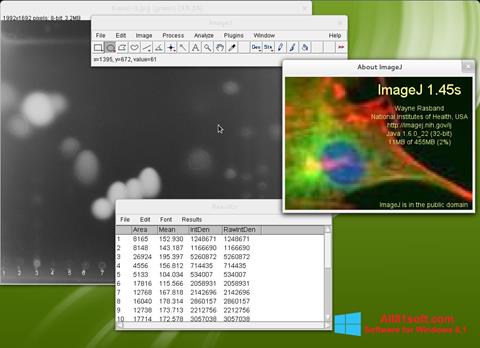 スクリーンショット ImageJ Windows 8.1版