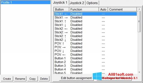 スクリーンショット JoyToKey Windows 8.1版