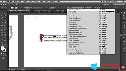 スクリーンショット Adobe Illustrator Windows 8.1版