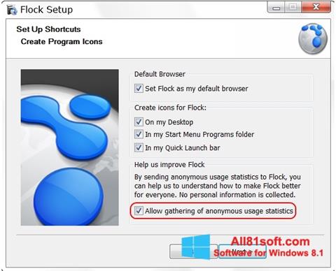 スクリーンショット Flock Windows 8.1版