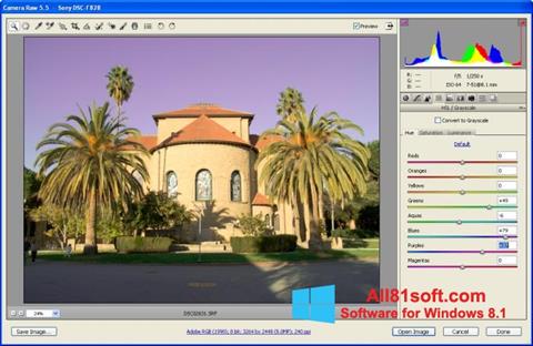 スクリーンショット Adobe Camera Raw Windows 8.1版