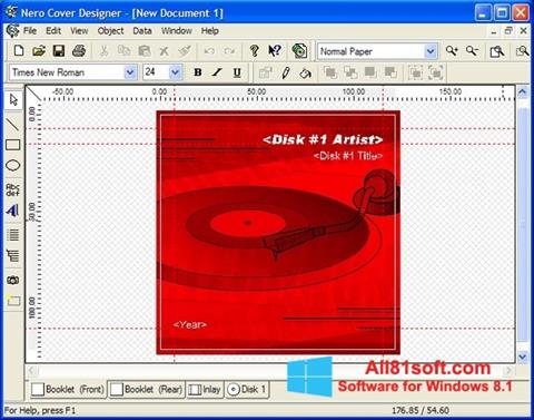 スクリーンショット Nero Cover Designer Windows 8.1版